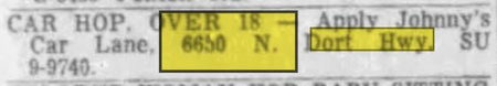 Hi-Spot Drive-In Restaurant - Jul 31 1961 Article